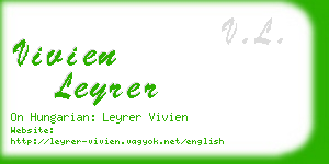 vivien leyrer business card